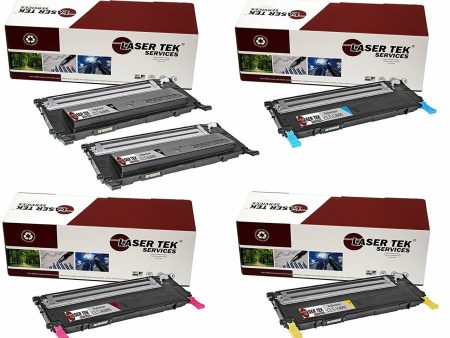 5 Pack Compatible Samsung CLT-409S Replacement Toner Cartridges for the Samsung CLP-310, CLP-315, CLX-3170, CLX-3175 (2 Black, 1 Cyan, 1 Magenta, 1 Yellow) Cheap