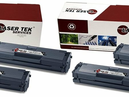 4 Pack Samsung MLT-D111S High Yield Black Compatible Toner Cartridges Sale