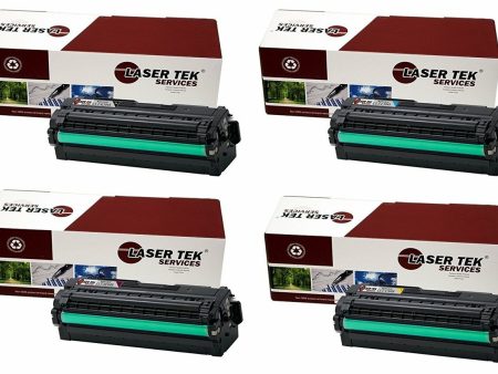 4 Pack Compatible Samsung CLT-504S Replacement Toner Cartridges for the Samsung CLP-415NW, CLX-4195FN, SL-C1810W, SL-C1860FW (1 Black, 1 Cyan, 1 Magenta, 1 Yellow) Cheap