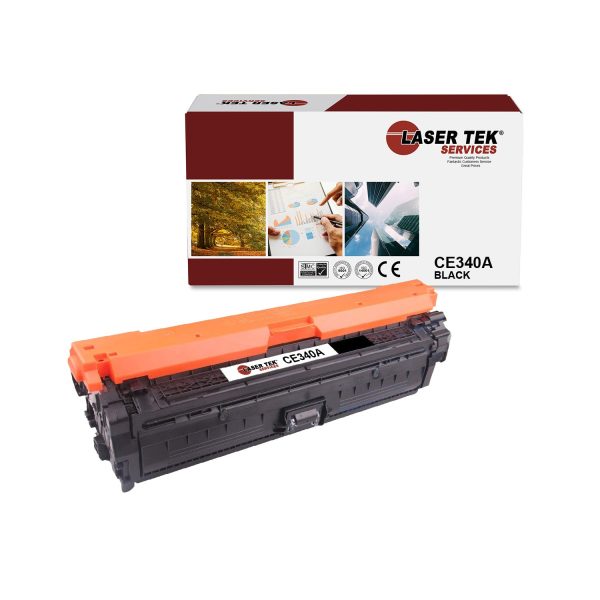 HP 651A CE340A Black Compatible Toner Cartridge | Laser Tek Services Sale