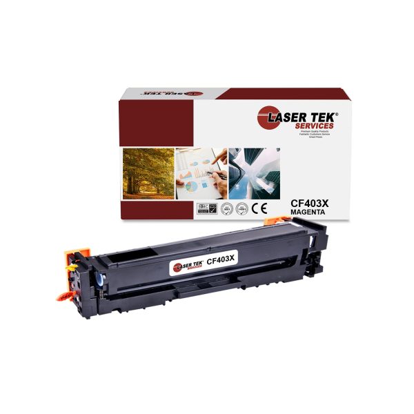 HP 201X CF403X Magenta High Yield Compatible Toner Cartridge | Laser Tek Services For Sale