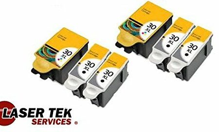 6 Pack Compatible Kodak 30XL Replacement Ink Cartridges for use in the Kodak ESP C110, ESP C310, ESP C315, ESP Office 2150, ESP Office 2170 (4 Black, 2 Color) For Discount