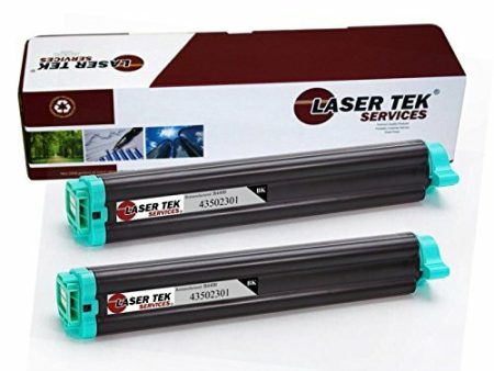 2 Pack Black Compatible Toner Cartridge Replacements for the Okidata B4400 (Part Number: 43502301) Online