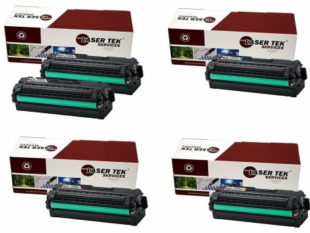 5 Pack Compatible Samsung CLT-504S Replacement Toner Cartridges for the Samsung CLP-415NW, CLX-4195FN, SL-C1810W, SL-C1860FW (2 Black, 1 Cyan, 1 Magenta, 1 Yellow) on Sale