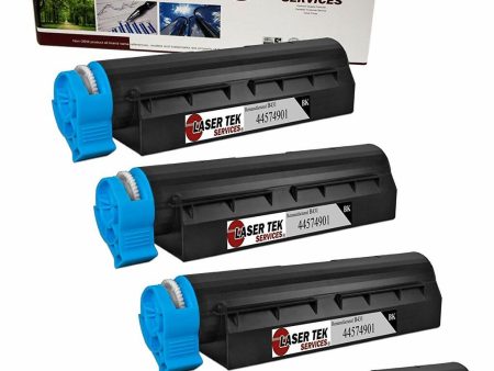 4 Pack Compativle Okidata 44574901 (B431) Black High Yield Replacement Toner Cartridges for the Okidata B431d, B431dn, MB461 MFP, MB471, MB471W For Discount