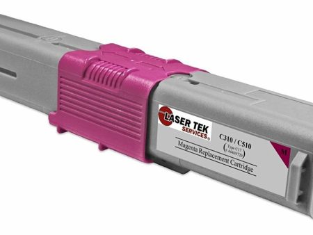 1 Pack Magenta Compatible C310 Toner Cartridge Replacement for the Okidata 44469702 on Sale