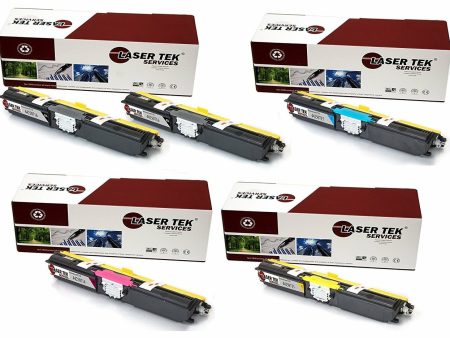 5 Pack Compatible C110 Toner Cartridge Replacements for the Okidata 44250716, 44250715, 44250714, 44250713 (2 Black, Cyan, Magenta, Yellow) Online Hot Sale